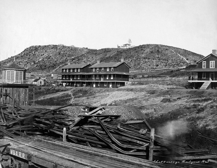 Picture of CHATTANOOGA RAIL YARD 1863