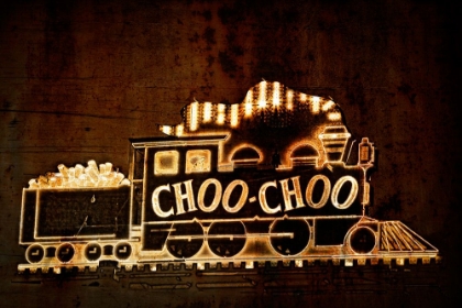Picture of CHOO CHOO SIGN TEXTURED