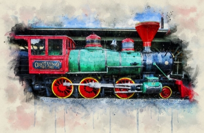 Picture of CHOO CHOO TRAIN WATERCOLOR