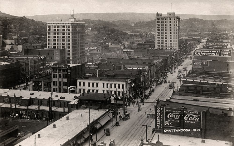 Picture of DOWNTOWN CHATTANOOGA 1913