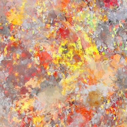 Picture of LEAVES 17 PAINTED
