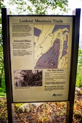 Picture of LOOKOUT MOUNTAIN TRAILS SIGN