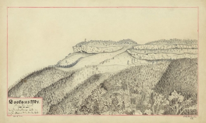 Picture of LOOKOUT MTN DRAWING MAJ GEN HOOKER 1864