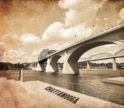 Picture of MARKET BRIDGE TEXTURED W WRITING