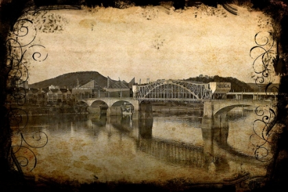 Picture of NOOGA BRIDGE WITH ANTIQUE BORDER
