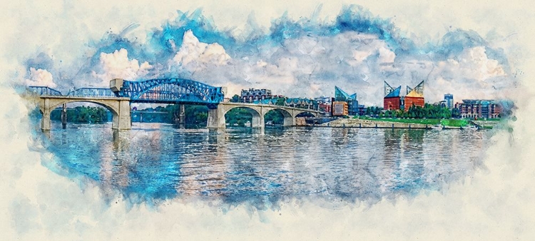 Picture of SCENIC CITY 27 WATERCOLOR