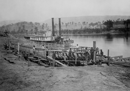 Picture of TRANSPORT STEAMER BUILDING 1864