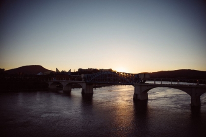 Picture of WALNUT STREET BRIDGE SUNDOWN