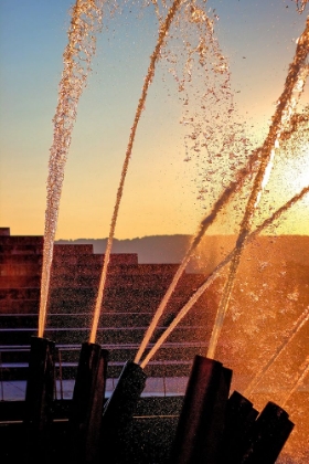 Picture of WATER CANNONS SUNSET