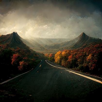 Picture of AUTUMN ROAD 2