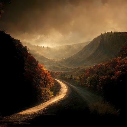 Picture of AUTUMN ROAD 4