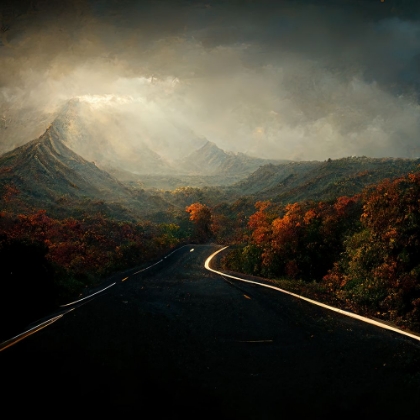 Picture of AUTUMN ROAD