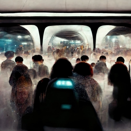 Picture of FUTURISTIC CITY SUBWAY