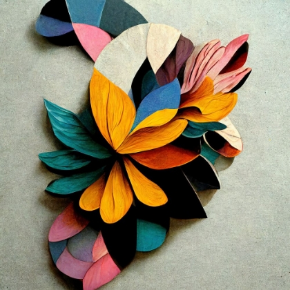 Picture of PAPER FLOWERS 4