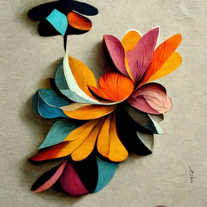 Picture of PAPER FLOWERS 9