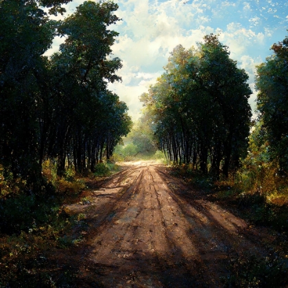 Picture of ROAD IN THE WOODS 6