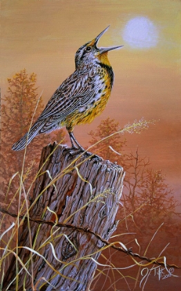 Picture of MEADOWLARK PAINTING