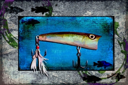 Picture of FISHING - BASS LURE POPPY