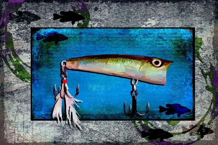 Picture of FISHING - BASS LURE POPPY