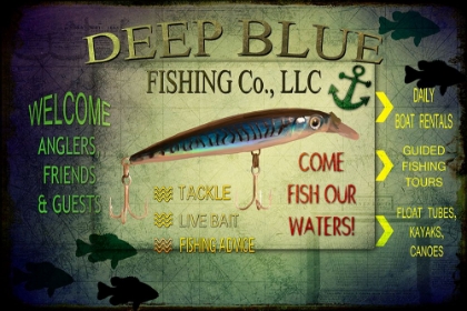 Picture of FISHING - DEEP BLUE LLC SIGN