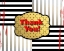 Picture of BLACK AND GOLD - THANK YOU 4