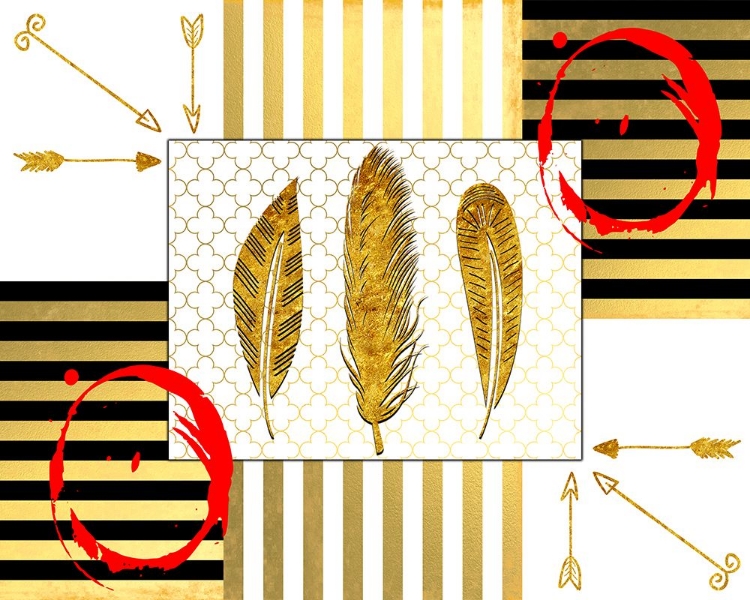 Picture of GOLD LOVE FEATHERS