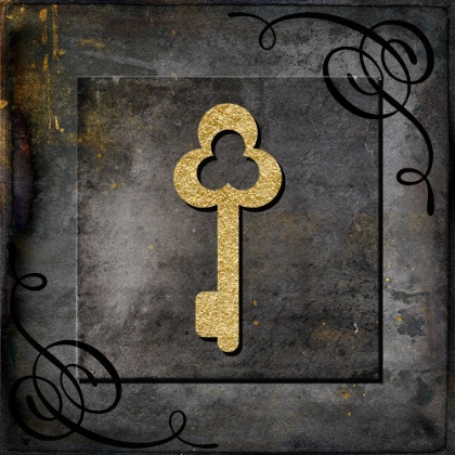 Picture of GRUNGE GOLD CROWN KEY