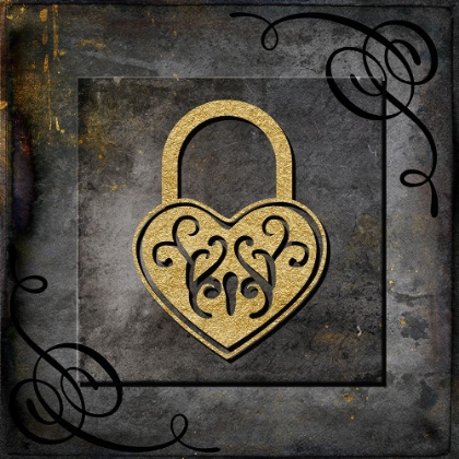 Picture of GRUNGE GOLD CROWN LOCK