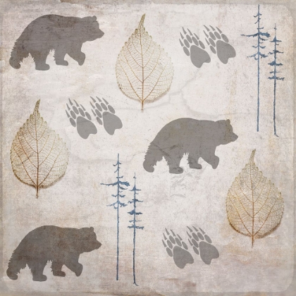 Picture of MOOSE LODGE PATTERN BEAR