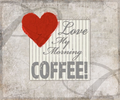 Picture of DECORTIVE PATTERN LOVE COFFEE