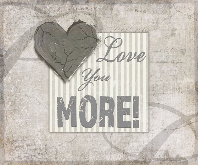 Picture of DECORTIVE PATTERN LOVE YOU MORE