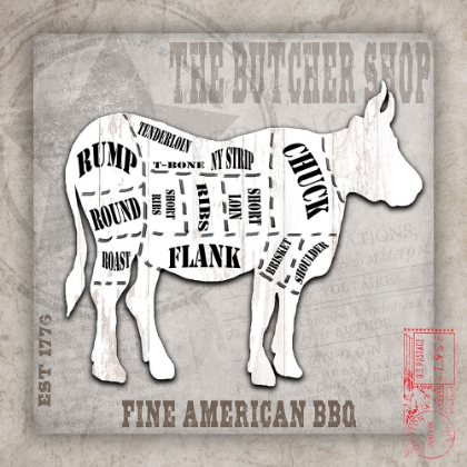 Picture of AMERICAN BUTCHER SHOP COW