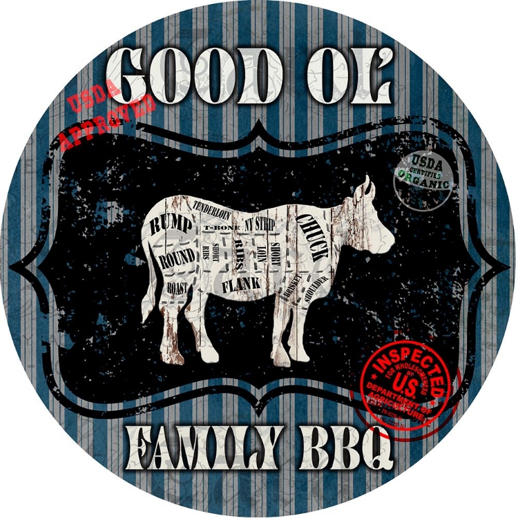 Picture of GOOD OL FAMILY BBQ ROUND COW