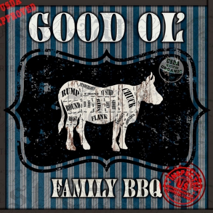 Picture of GOOD OL FAMILY BBQ SQUARE COW