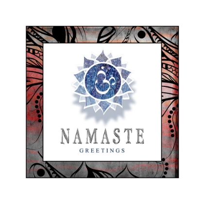 Picture of CHAKRAS YOGA FRAMED NAMASTE V2