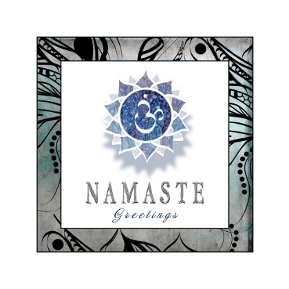 Picture of CHAKRAS YOGA FRAMED NAMASTE V3