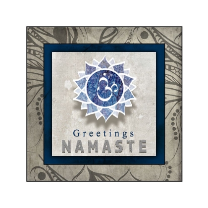 Picture of CHAKRAS YOGA TILE NAMASTE V1