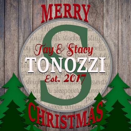 Picture of PERSONALIZED CHRISTMAS SIGN V1