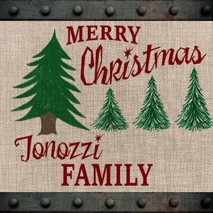 Picture of PERSONALIZED CHRISTMAS SIGN V2
