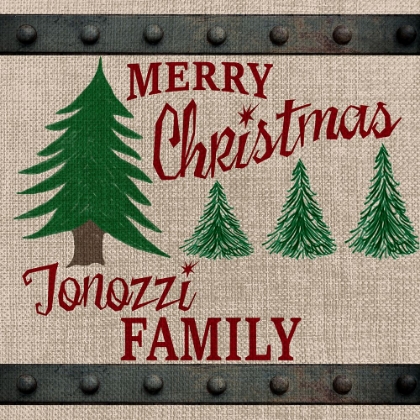 Picture of PERSONALIZED CHRISTMAS SIGN V3