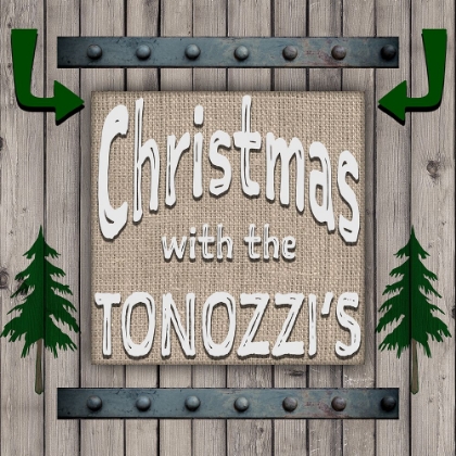 Picture of PERSONALIZED CHRISTMAS SIGN V5