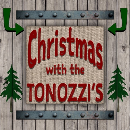 Picture of PERSONALIZED CHRISTMAS SIGN V6
