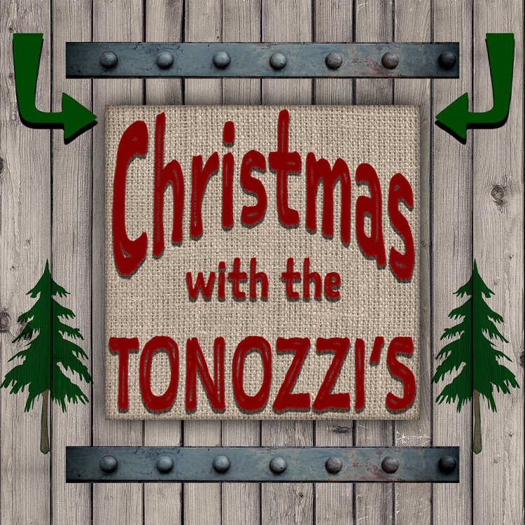 Picture of PERSONALIZED CHRISTMAS SIGN V6