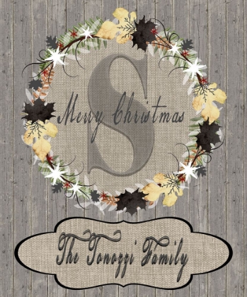 Picture of PERSONALIZED CHRISTMAS SIGN V19