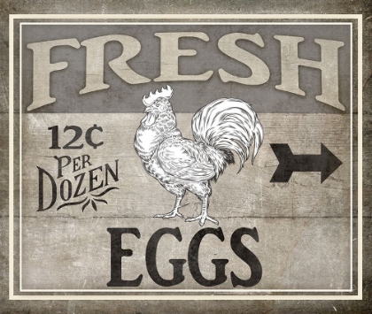 Picture of VINTAGE FARM SIGN - LOCAL FARMER - FRESH EGGS