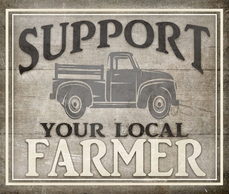 Picture of VINTAGE FARM SIGN - LOCAL FARMER