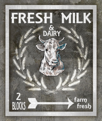 Picture of FARM SIGN_FRESH MILK 1