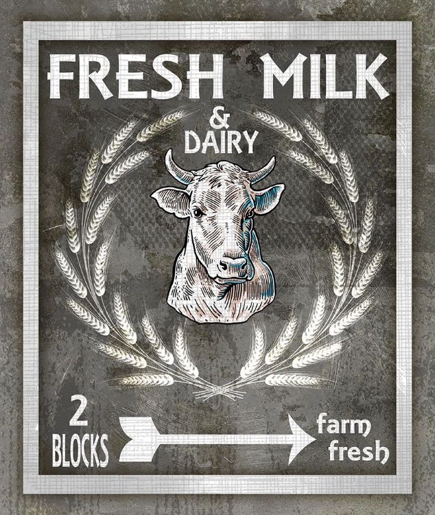 Picture of FARM SIGN_FRESH MILK 1