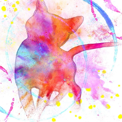 Picture of PAINTED PINK CAT