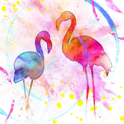 Picture of PAINTED PINK FLAMINGO